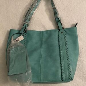Turquoise Tote Bag